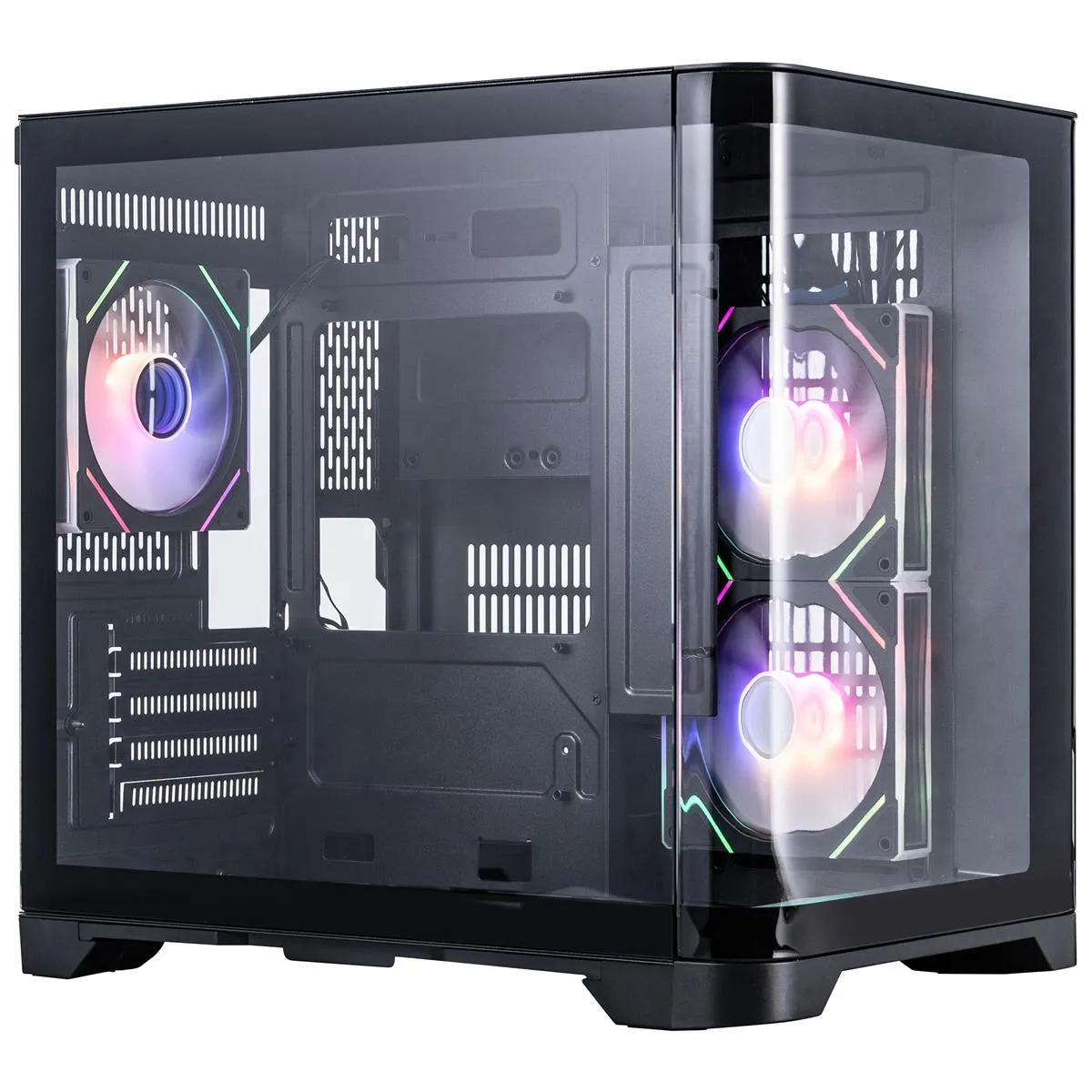 Корпус 1stPlayer UV5-BK-2FC7R-1FC7 Black без БЖ - мініатюра 5