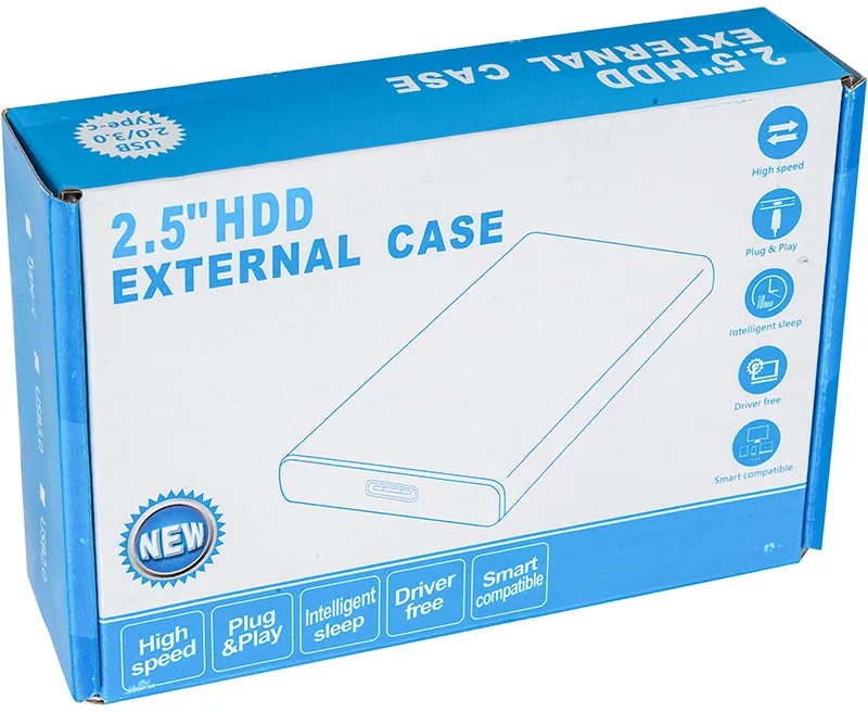 Зовнішня кишеня PowerPlant для HDD 2.5" USB3.0 (HC380015) - мініатюра 4