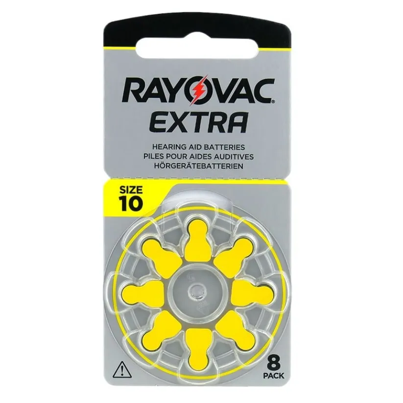 Батарейка Rayovac Extra 10 (10AUX-8XEMF) BL 8 шт (для слухових апаратів) - зображення 1