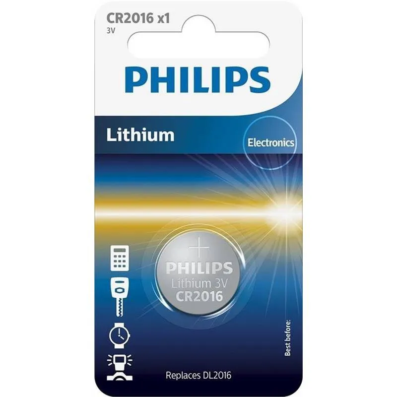 Батарейка Philips Lithium CR 2016 BL 1шт - зображення 1