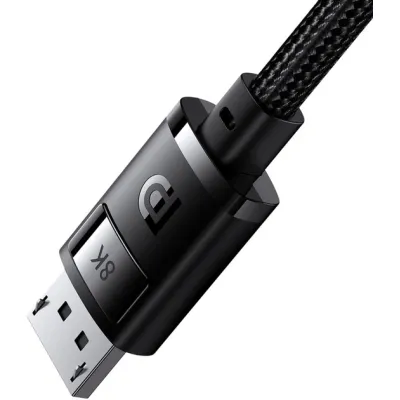 Кабель DisplayPort (M) - DisplayPort (M), 1.5 м, Black, Baseus, V1.4, 8K / 60 Гц (B00633706111-01) - мініатюра 4