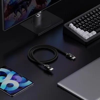Кабель DisplayPort (M) - DisplayPort (M), 1.5 м, Black, Baseus, V1.4, 8K / 60 Гц (B00633706111-01) - мініатюра 6