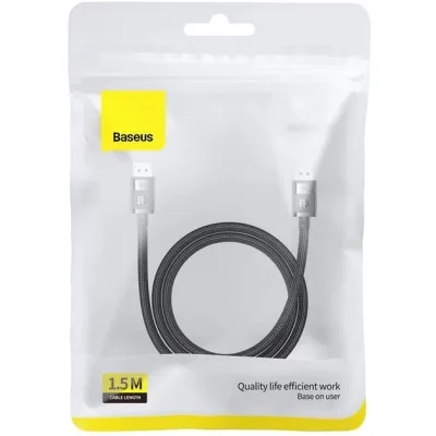 Кабель DisplayPort (M) - DisplayPort (M), 1.5 м, Black, Baseus, V1.4, 8K / 60 Гц (B00633706111-01) - мініатюра 7