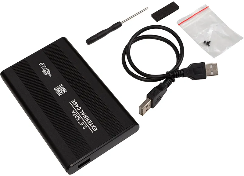 Зовнішня кишеня PowerPlant для HDD 2.5" USB2.0 (HC380039) - мініатюра 3