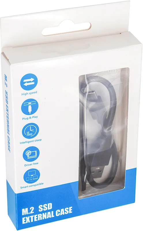 Зовнішня кишеня PowerPlant для SSD M.2 SATA USB3.2 (HC380305) - мініатюра 4