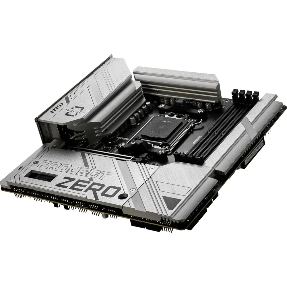 Материнська плата MSI B650M Project Zero Socket AM5 - мініатюра 4