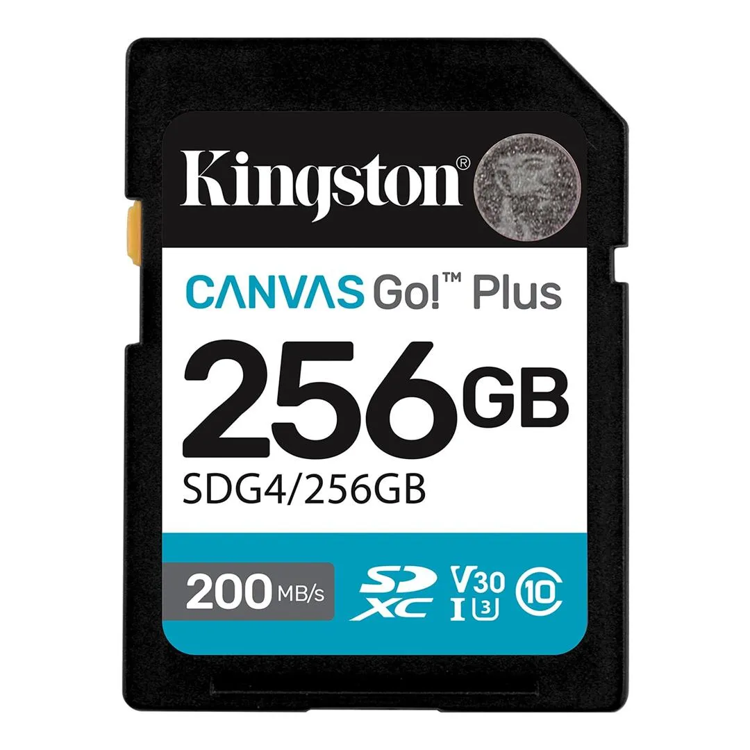 Карта пам`ятi SDXC  256GB UHS-I/U3 Class 10 Kingston Canvas Go! Plus R200/W160MB/s (SDG4/256GB) - мініатюра 2