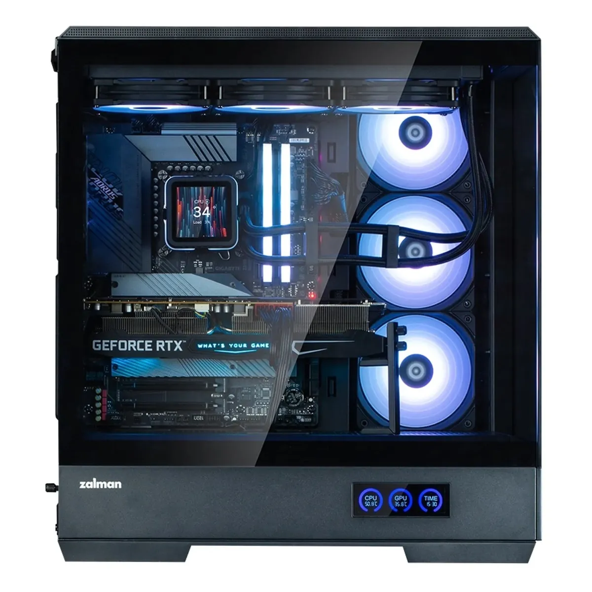 Корпус Zalman P50 DS Black без БЖ - мініатюра 10