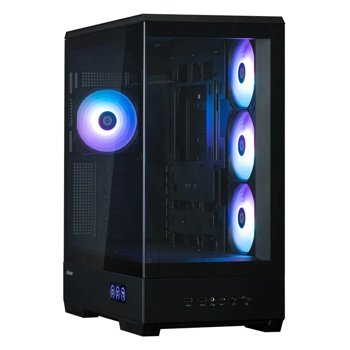 Корпус Zalman P50 DS Black без БЖ - мініатюра 13