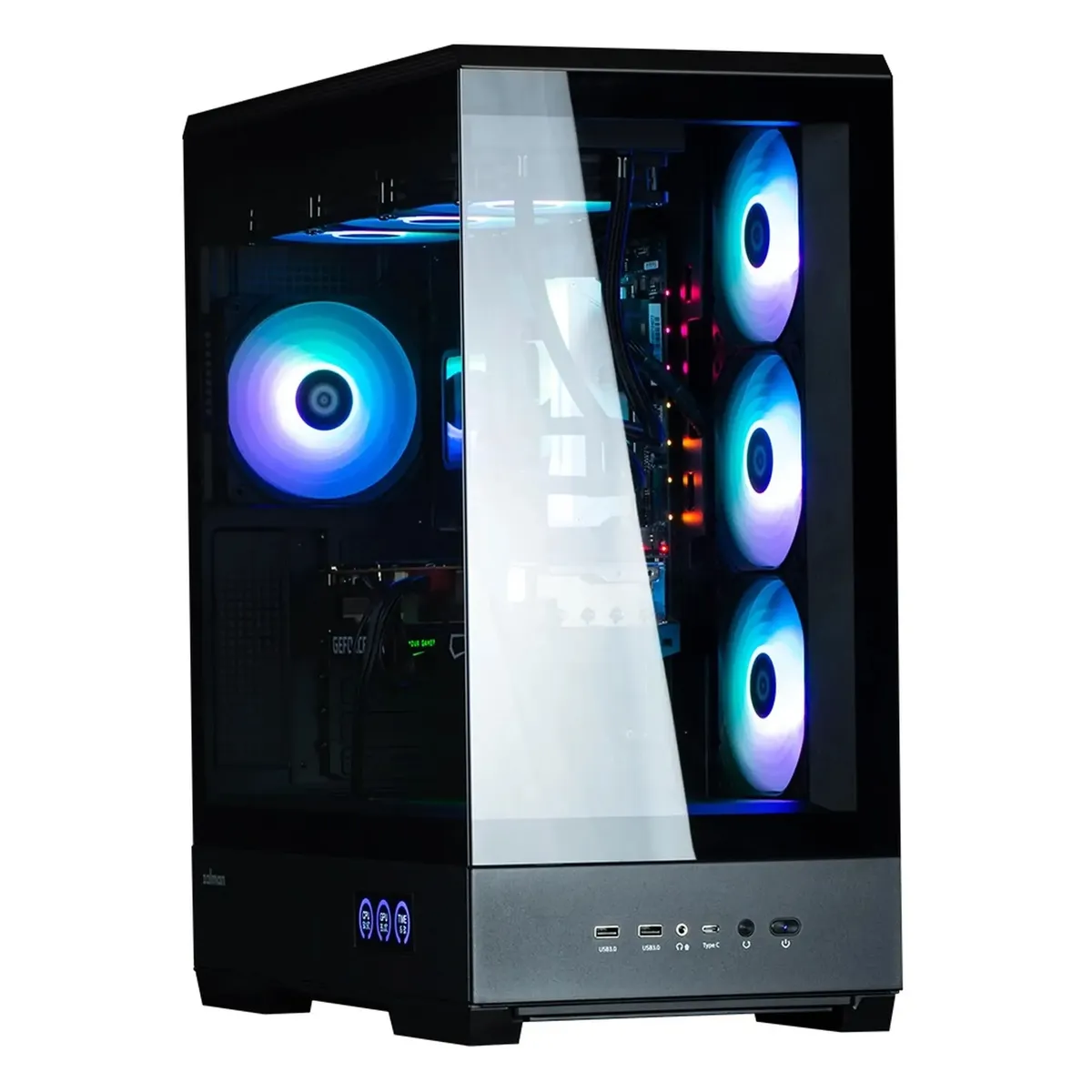 Корпус Zalman P50 DS Black без БЖ - мініатюра 7
