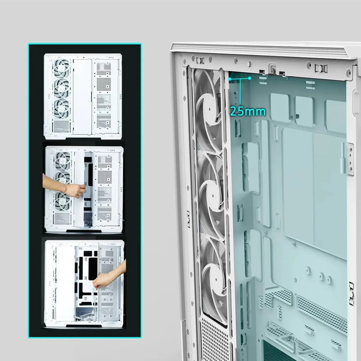 Корпус Zalman P50 DS White без БЖ - мініатюра 18