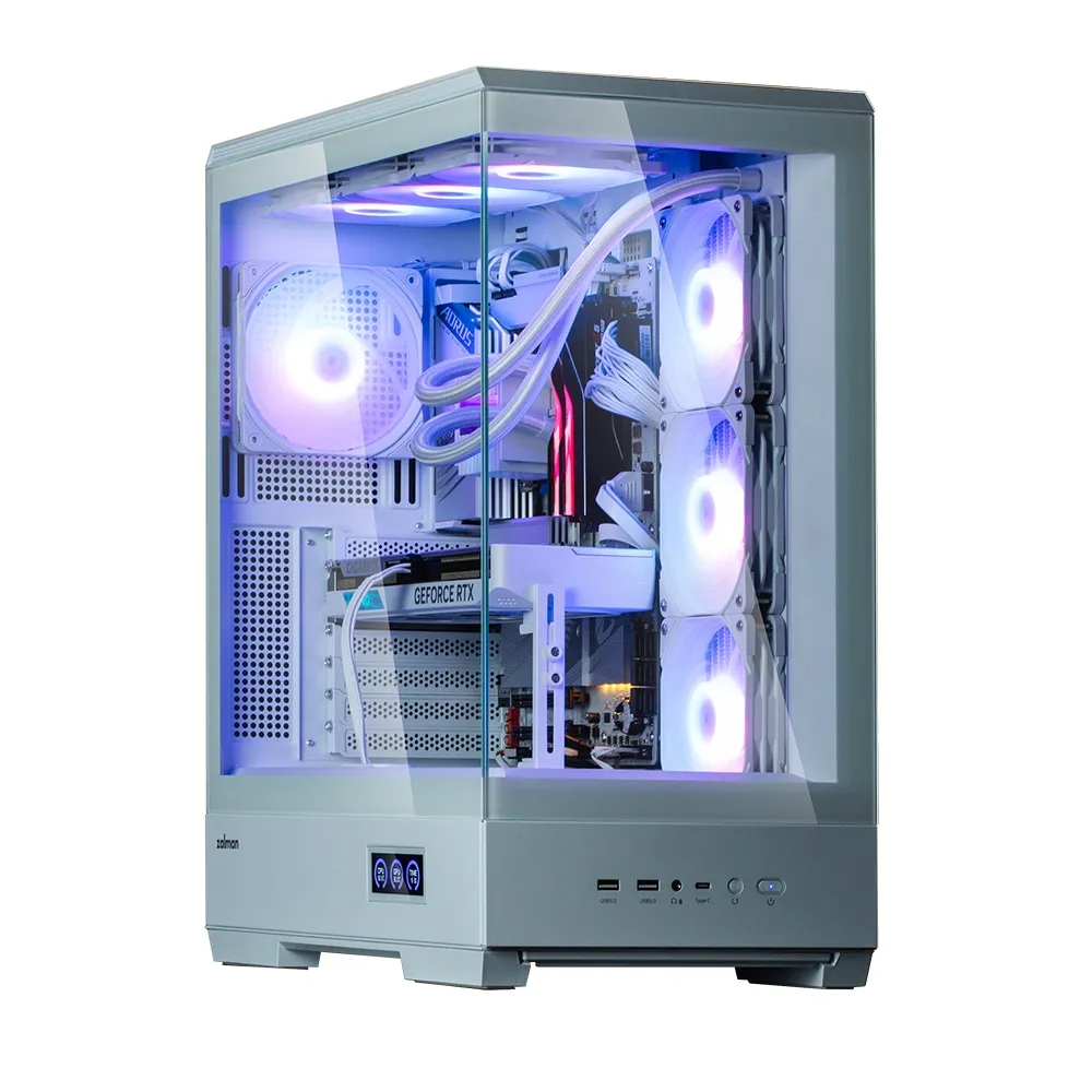 Корпус Zalman P50 DS White без БЖ - мініатюра 2