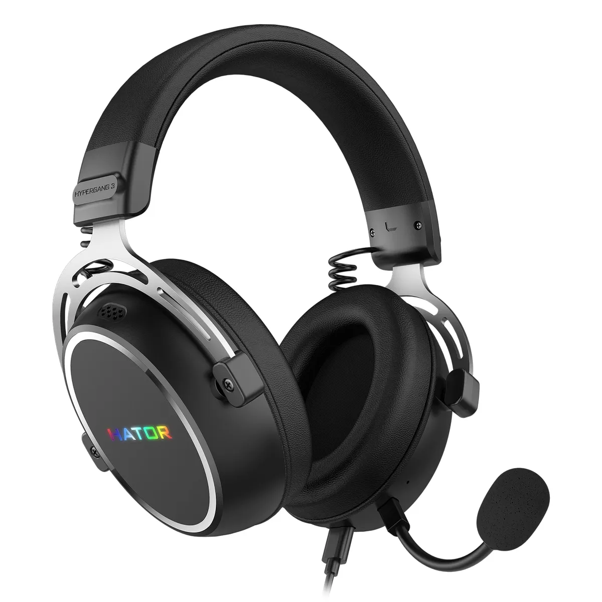 Гарнiтура Hator Hypergang 3 Hi-Res Black (ESH50) - зображення 1