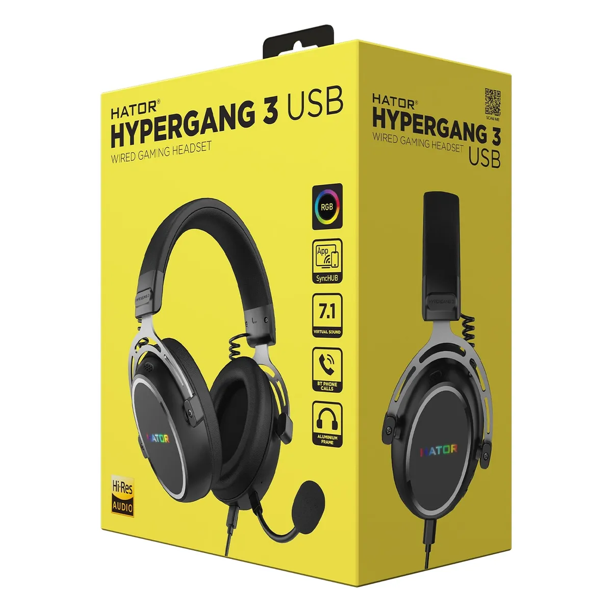 Гарнiтура Hator Hypergang 3 Hi-Res Black (ESH50) - мініатюра 8