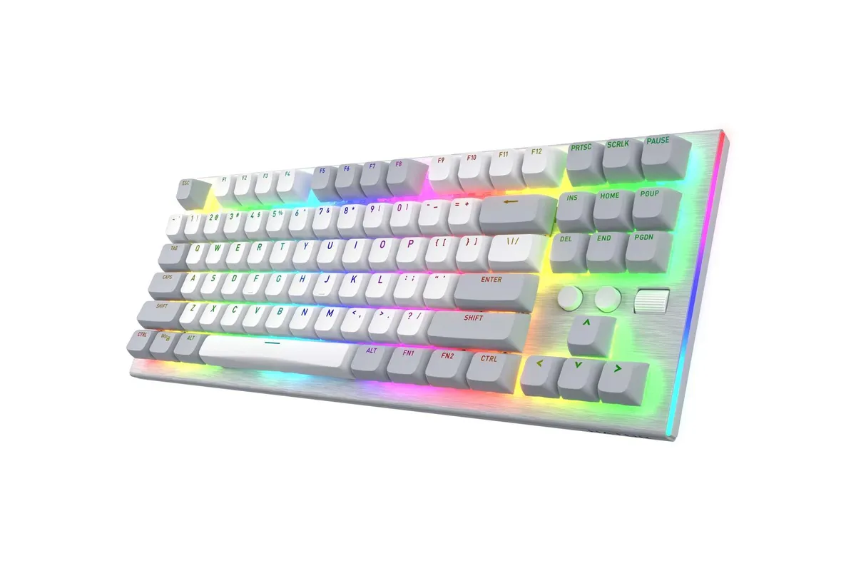 Клавіатура Hator Gravity TKL Orange White (HTK561US) - мініатюра 2