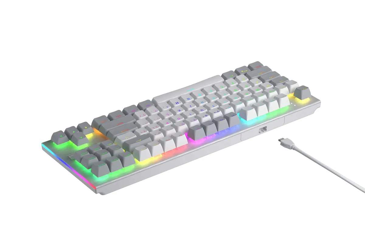 Клавіатура Hator Gravity TKL Orange White (HTK561US) - мініатюра 6