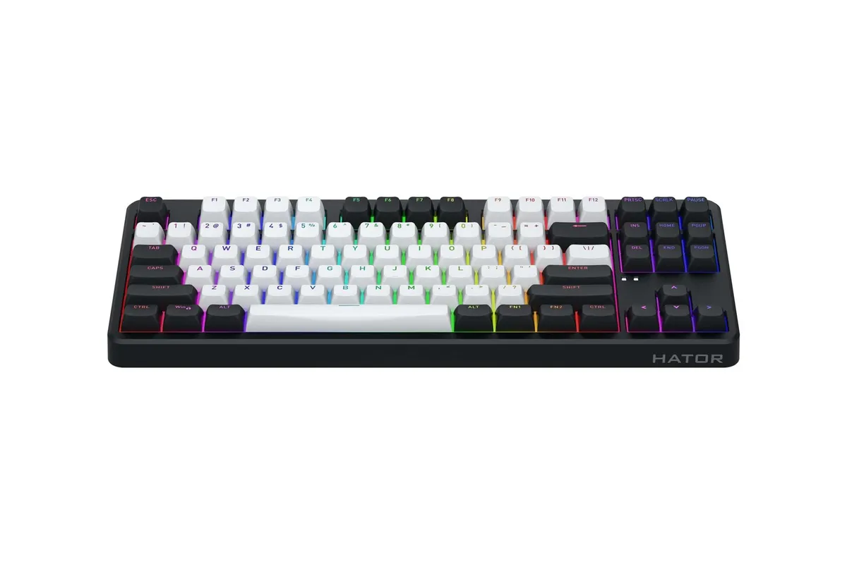 Клавіатура Hator Rockfall 3 Mecha TKL Wireless Orange Black (HTK850US) - зображення 1