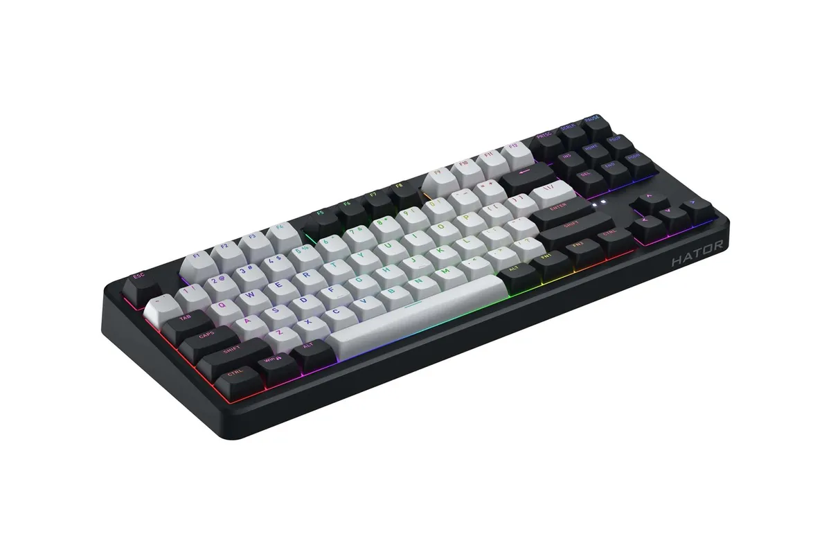 Клавіатура Hator Rockfall 3 Mecha TKL Wireless Orange Black (HTK850US) - мініатюра 3