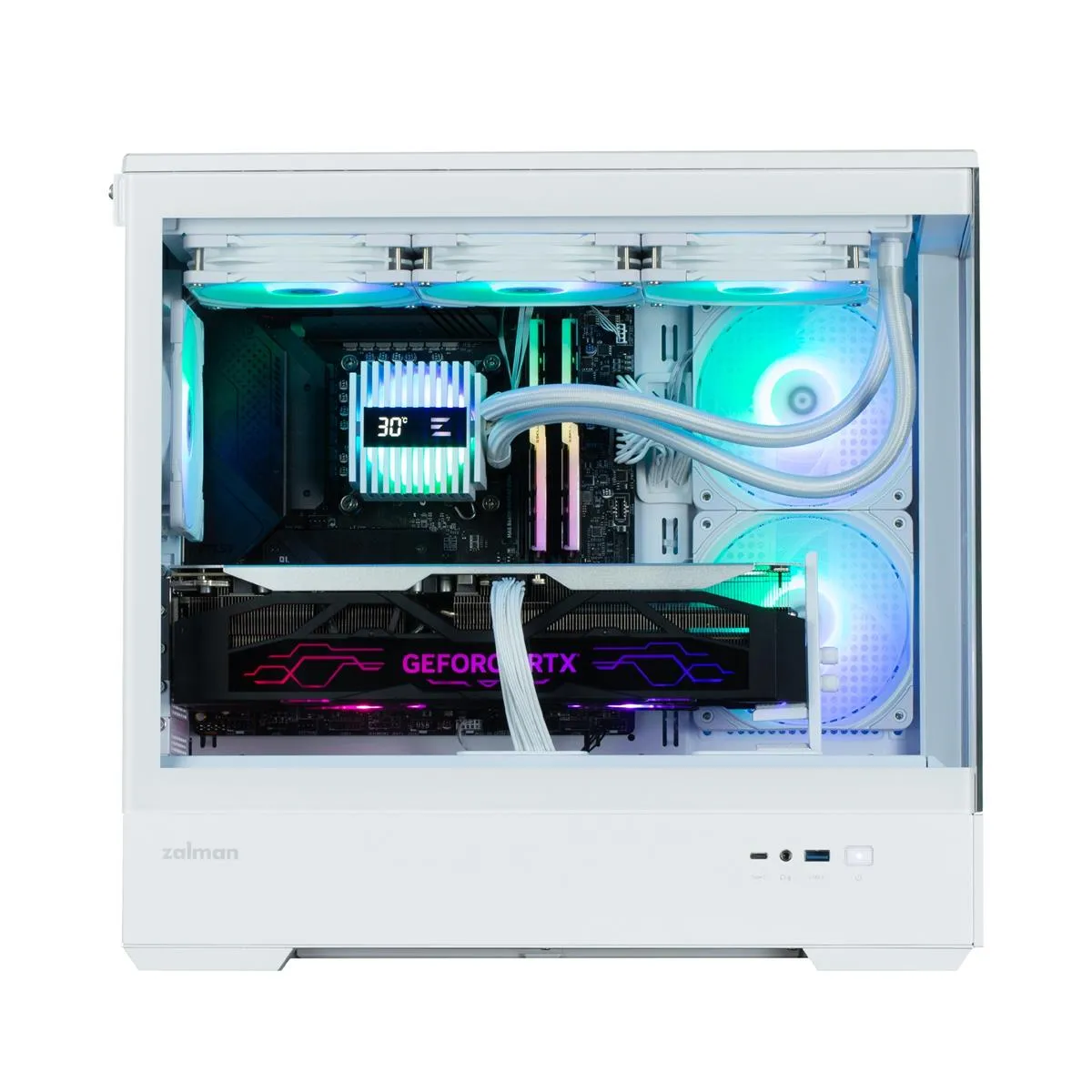 Корпус Zalman P30 White V2 без БЖ - мініатюра 8
