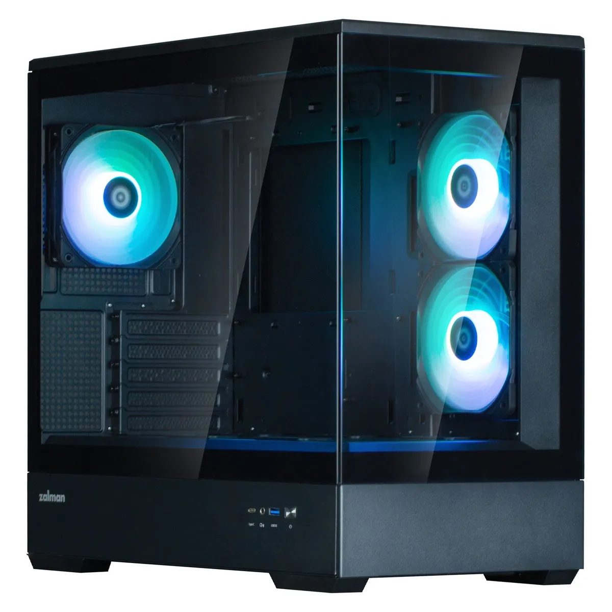 Корпус Zalman P30 Black V2 без БЖ - зображення 1