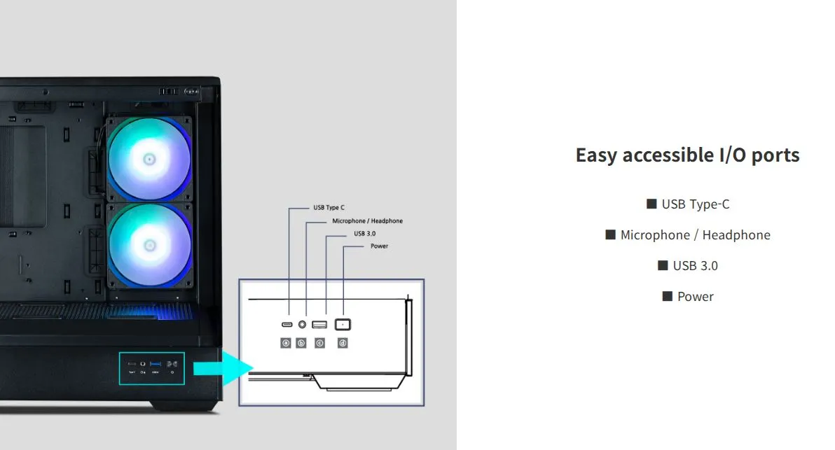 Корпус Zalman P30 Black V2 без БЖ - мініатюра 13