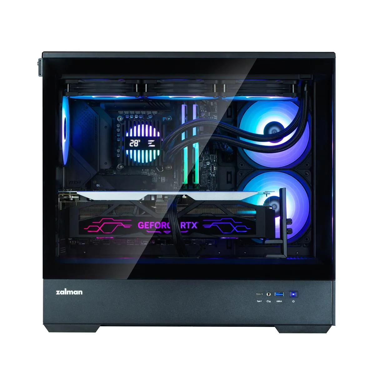 Корпус Zalman P30 Black V2 без БЖ - мініатюра 8