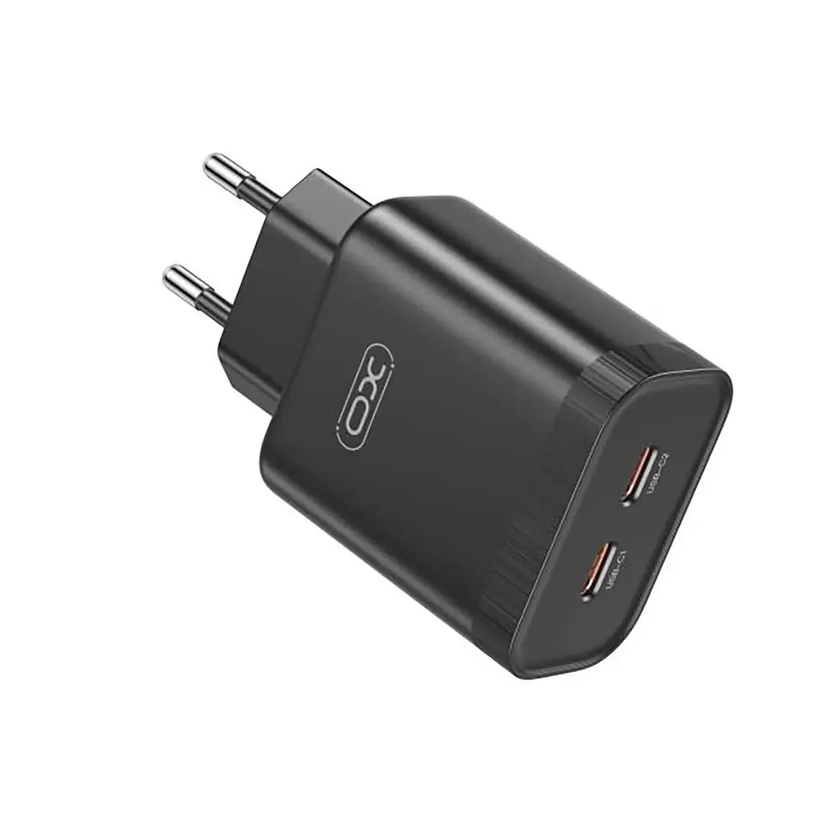 Мережевий зарядний пристрій XO L105 (2USB-С, 3А) PD Black (L105-CC.black) - мініатюра 2