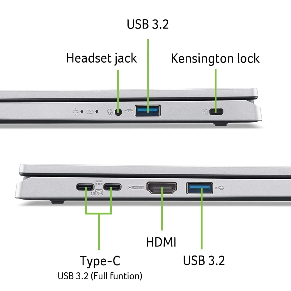Ноутбук Acer Aspire Go 15 AG15-21P (NX.J8TEU.009) Silver - мініатюра 10