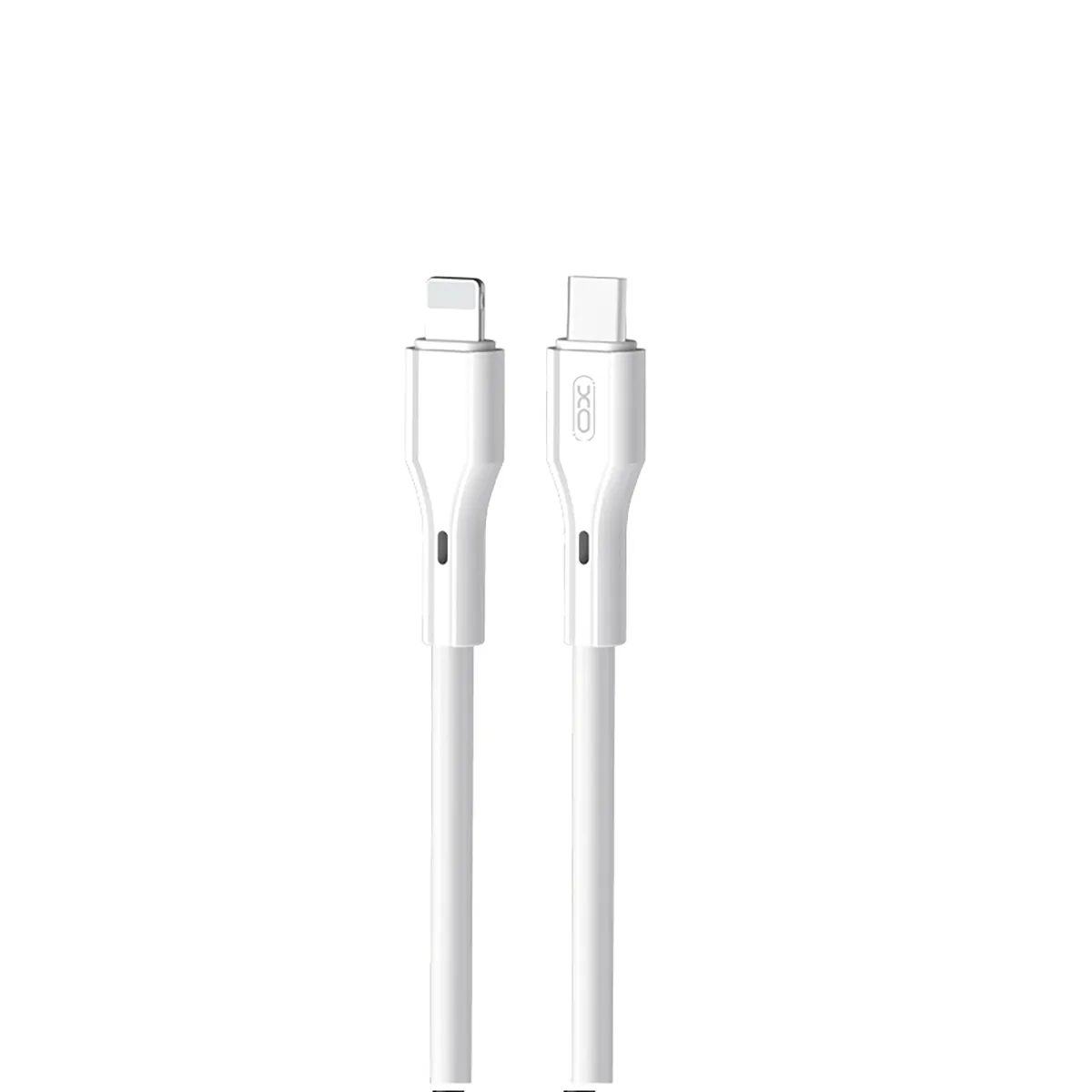Кабель XO USB Type-C - Lightning (M/M), 3А, 27W, 1 м, White (NB-Q231A-CI.white) - зображення 1