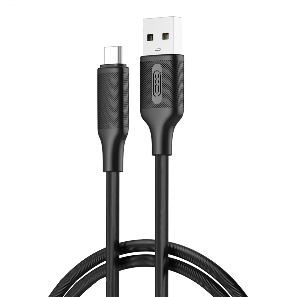 Кабель XO USB - USB Type-C (M/M), 3А, 60W, 1 м, Black (NB265-AC.black) - зображення 1