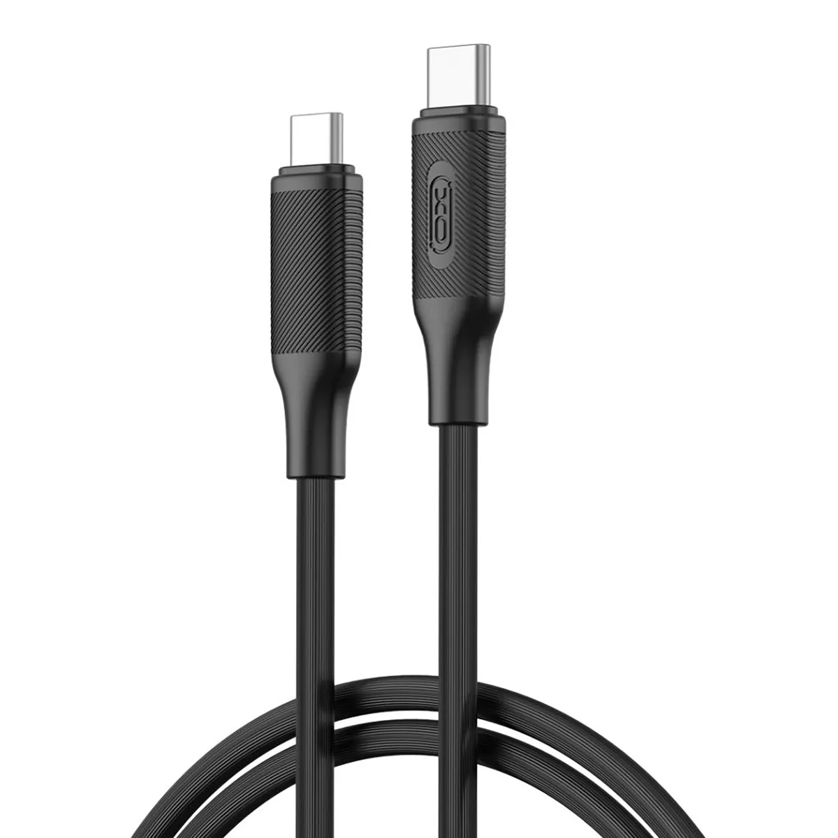 Кабель XO USB Type-C - USB Type-C (M/M), 3А, 60W, 1.2 м, Black (NB-Q265B-CC.black) - зображення 1