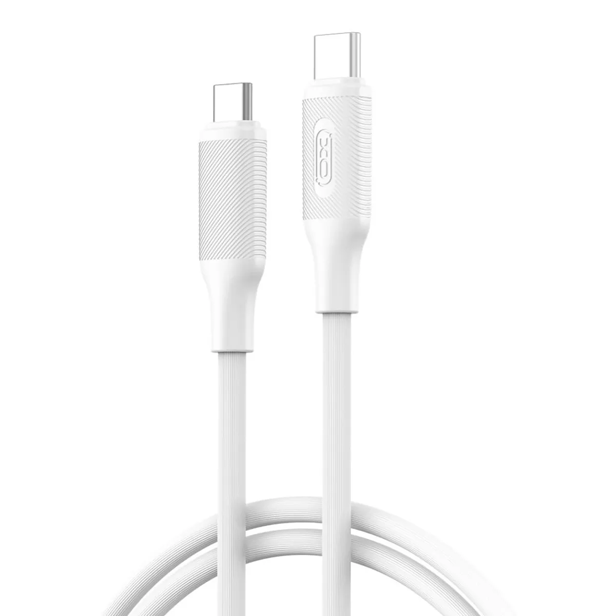 Кабель XO USB Type-C - USB Type-C (M/M), 3А, 60W, 1.2 м, White (NB-Q265B-CC.white) - зображення 1
