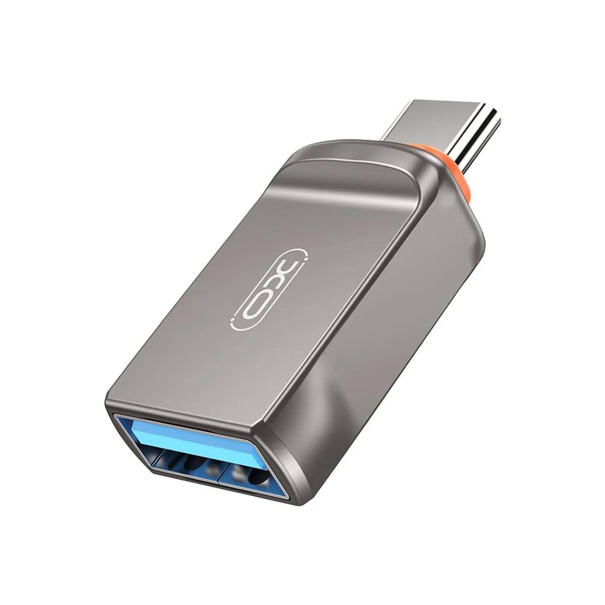 Адаптер XO USB Type-C - Lightning (F/M) Grey (NB281B-СA.tranish) - зображення 1