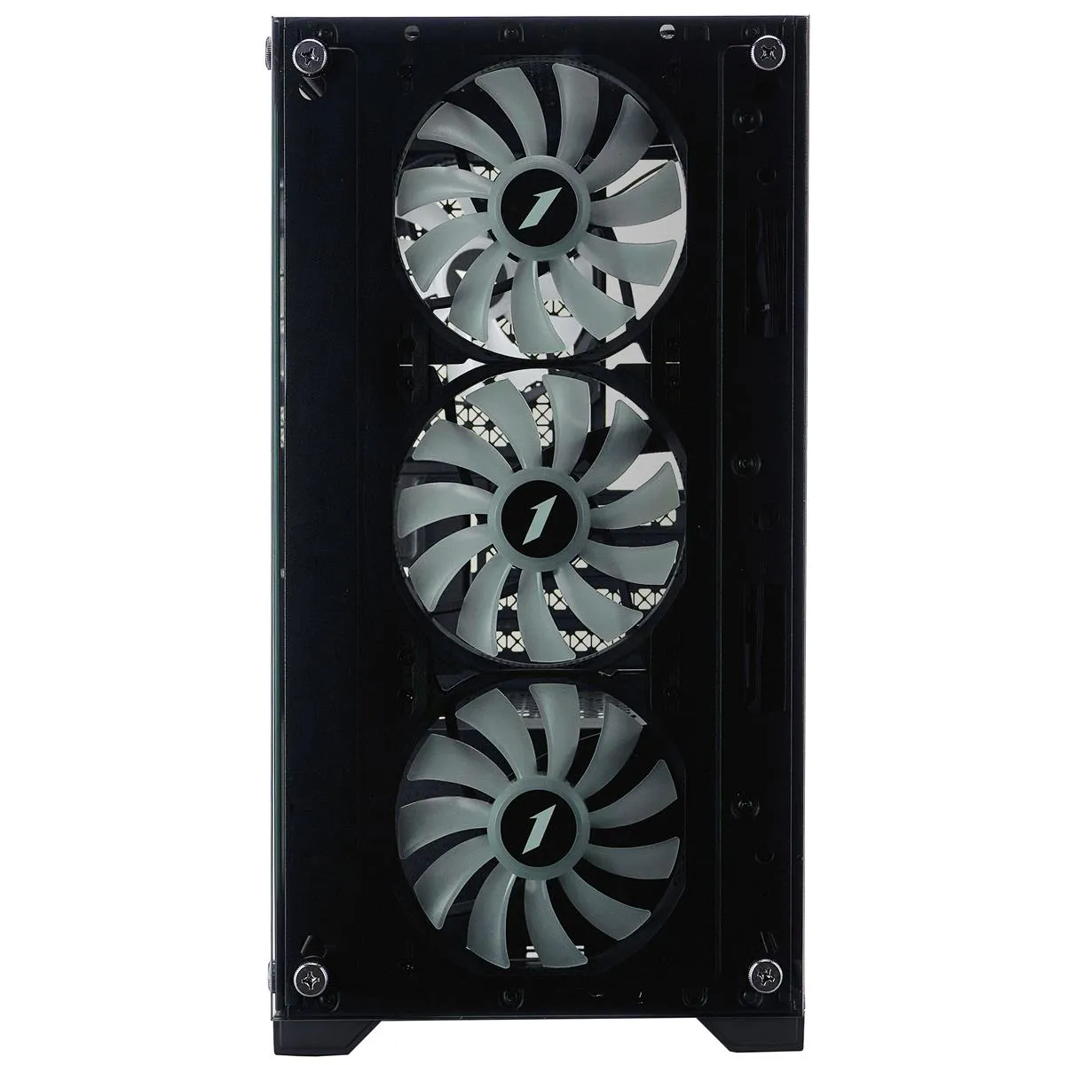 Корпус 1stPlayer X2-M-BK-4F7 Black без БЖ - мініатюра 5