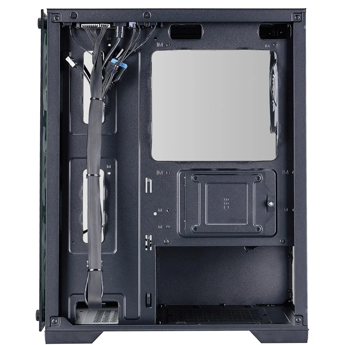 Корпус 1stPlayer X2-M-BK-4F7 Black без БЖ - мініатюра 7