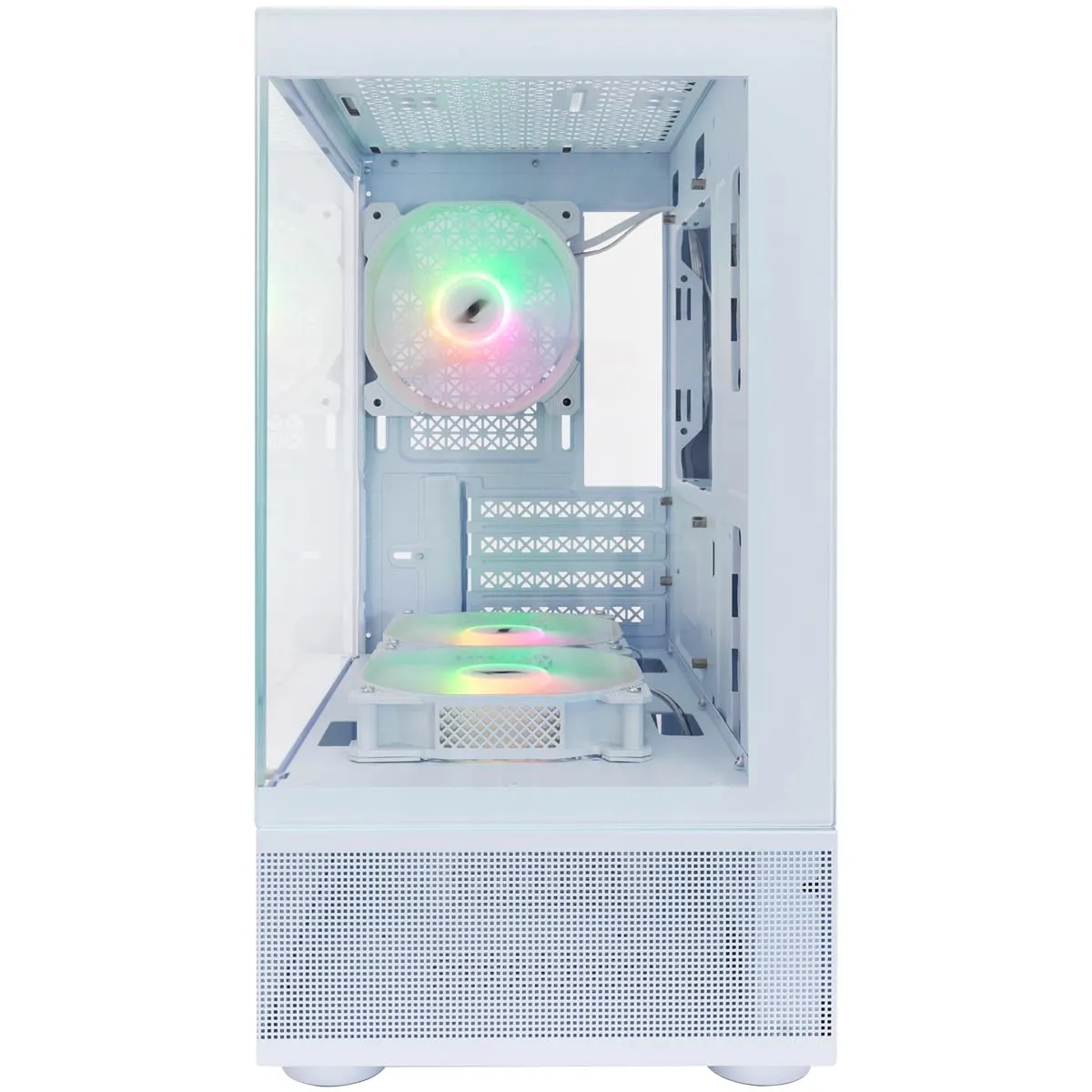 Корпус 1stPlayer Mi2-A-WH-2F7R-W-1F7-W White без БЖ - мініатюра 2