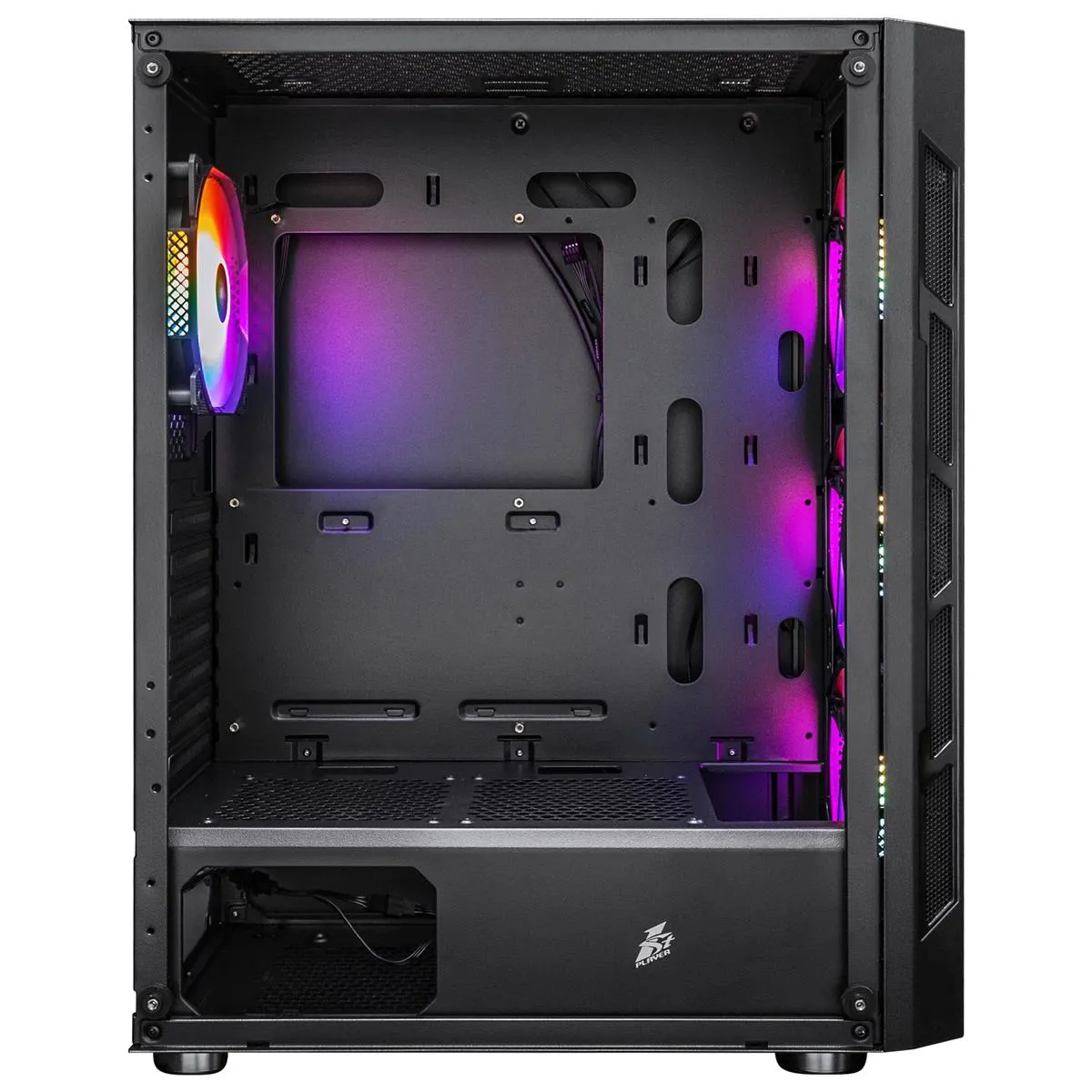 Корпус 1stPlayer XP-BK-4F1 Black 750W (XP-BK-4F1-PS-750FK-EU) - мініатюра 4