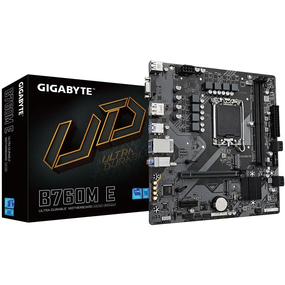 Материнська плата Gigabyte B760M E Socket 1700 - мініатюра 6