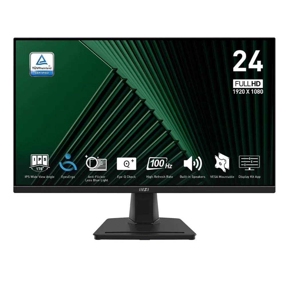 Монітор MSI 23.8" Pro MP245G IPS Black 100Hz - зображення 1