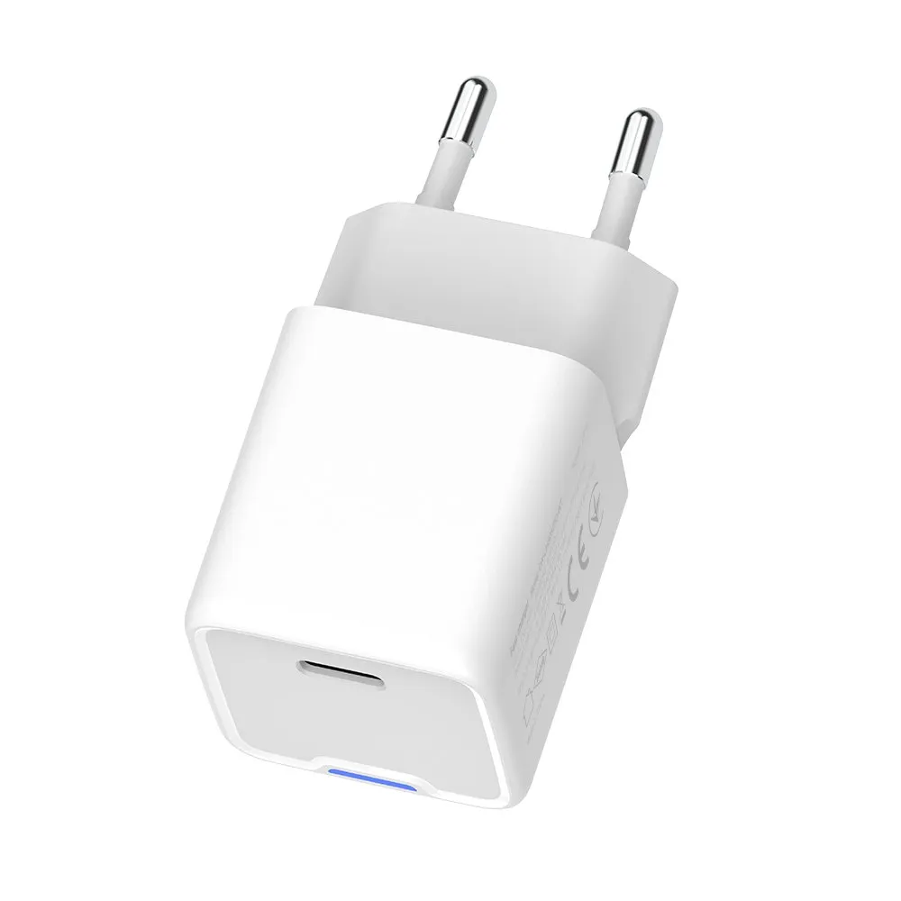 Мережевий зарядний пристрій ColorWay GaN Mini 35W PD Port PPS USB-C White (CW-CHS056PD-WT) - мініатюра 3
