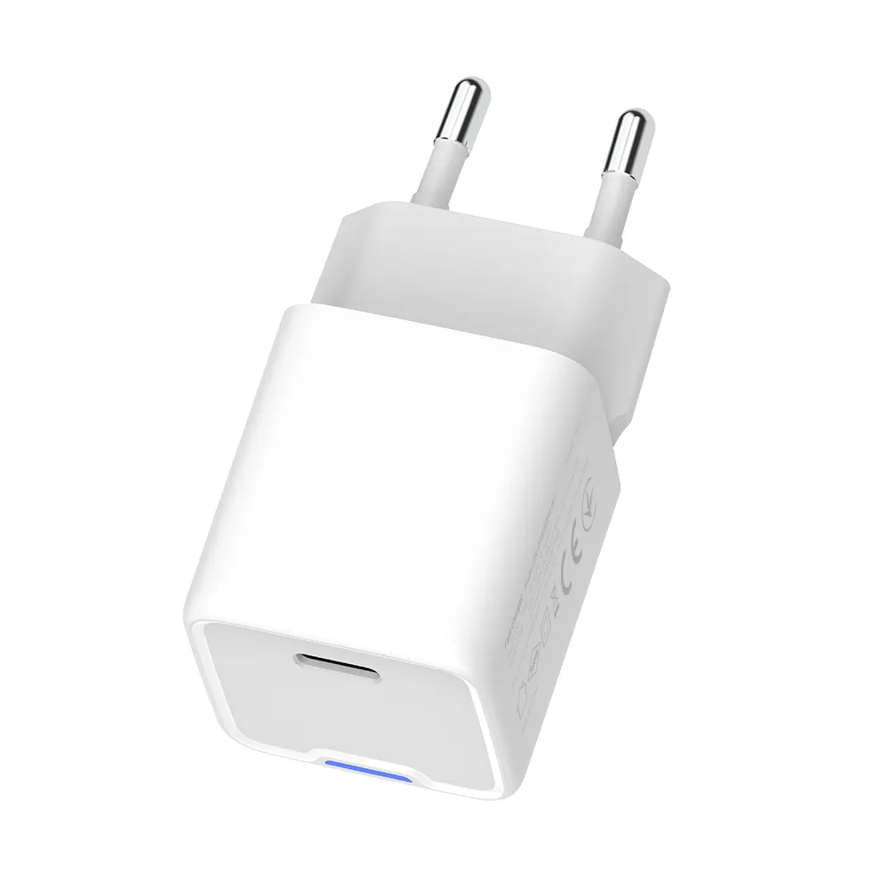 Мережевий зарядний пристрій ColorWay GaN Mini 25W PD Port PPS USB-C White (CW-CHS052PD-WT) - мініатюра 6