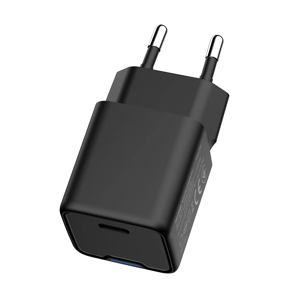 Мережевий зарядний пристрій ColorWay GaN Mini 25W PD Port PPS USB-C Black (CW-CHS052PD-BK) - мініатюра 5