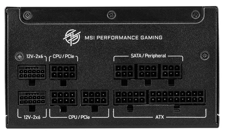 Блок живлення MSI MPG A1000GS PCIE5 1000W - мініатюра 5