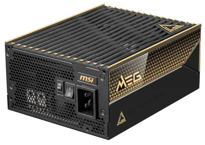 Блок живлення MSI MEG Ai1600T PCIE5 1600W - мініатюра 2