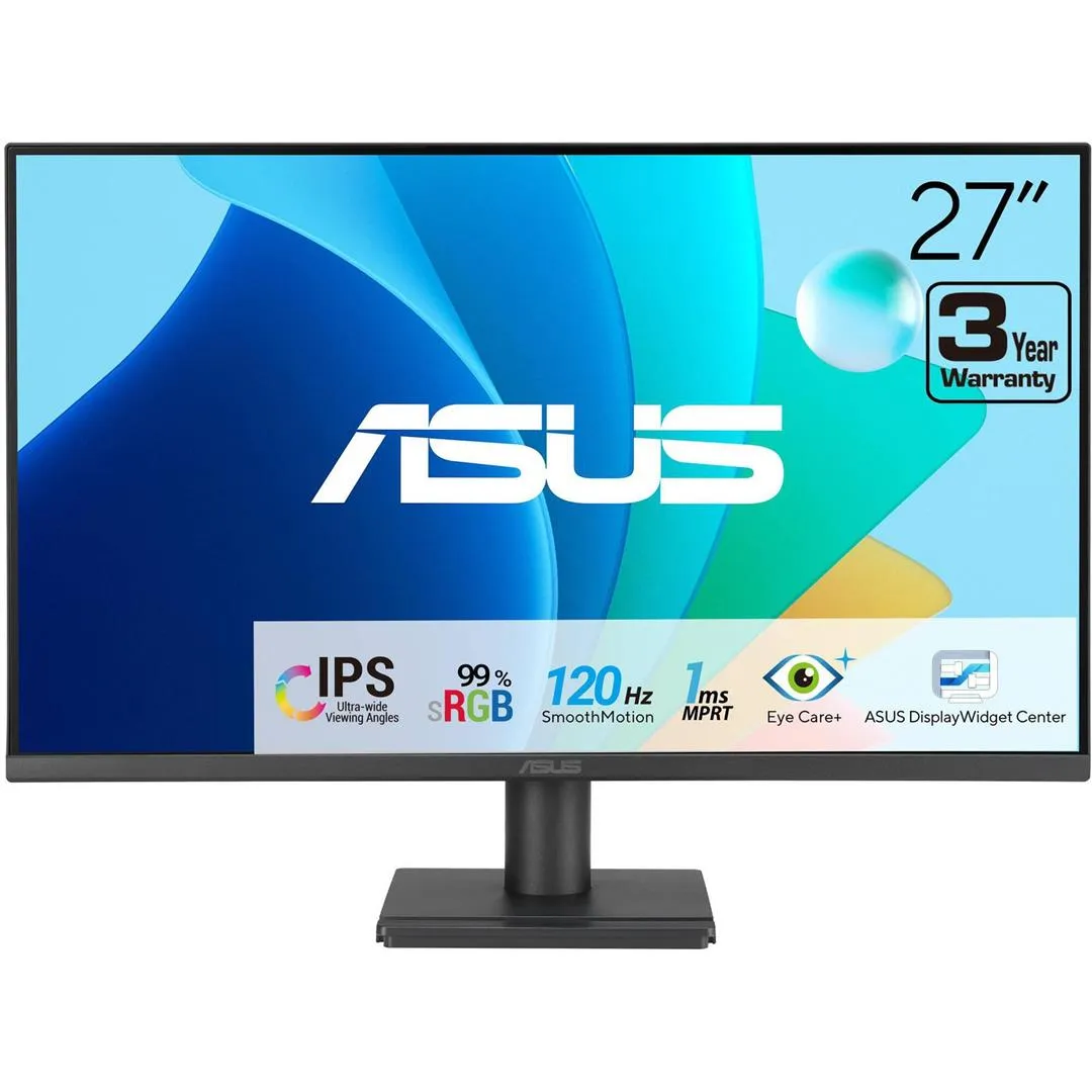 Монітор Asus 27" VA279HG (90LM04J1-B02371) IPS Black 120Hz - зображення 1
