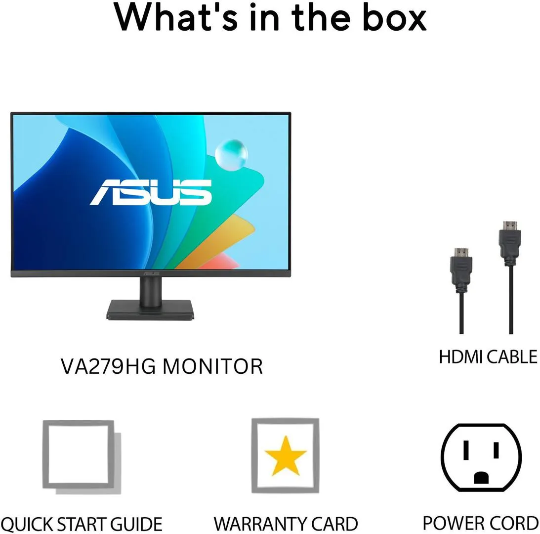 Монітор Asus 27" VA279HG (90LM04J1-B02371) IPS Black 120Hz - мініатюра 7