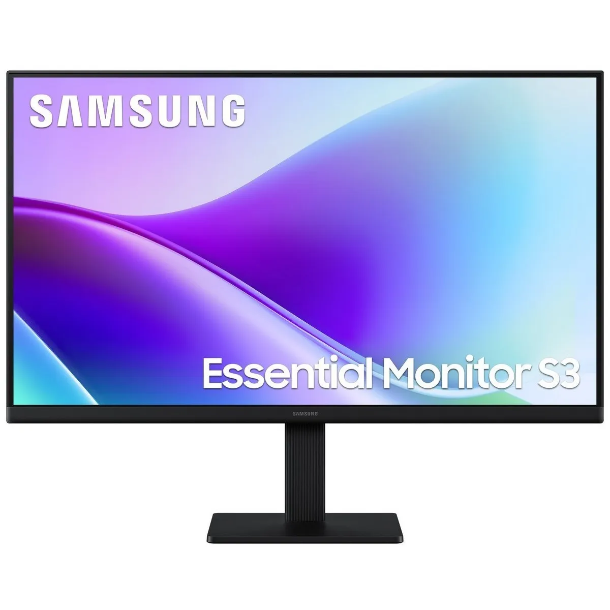 Монiтор Samsung 24" Essential S3 LS24F320 (LS24F320GAIXCI) IPS Black 120Hz - зображення 1