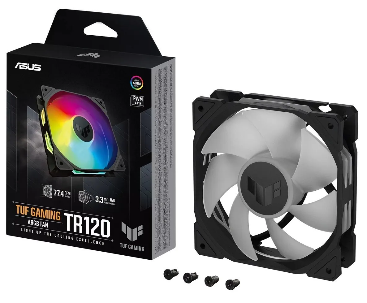 Вентилятор Asus TUF Gaming TR120 ARGB Black (90DA0090-B09000) - мініатюра 10