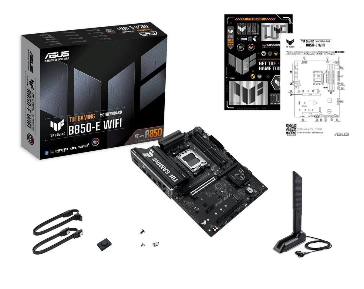 Материнська плата Asus TUF Gaming B850-E WiFi Socket AM5 - мініатюра 8