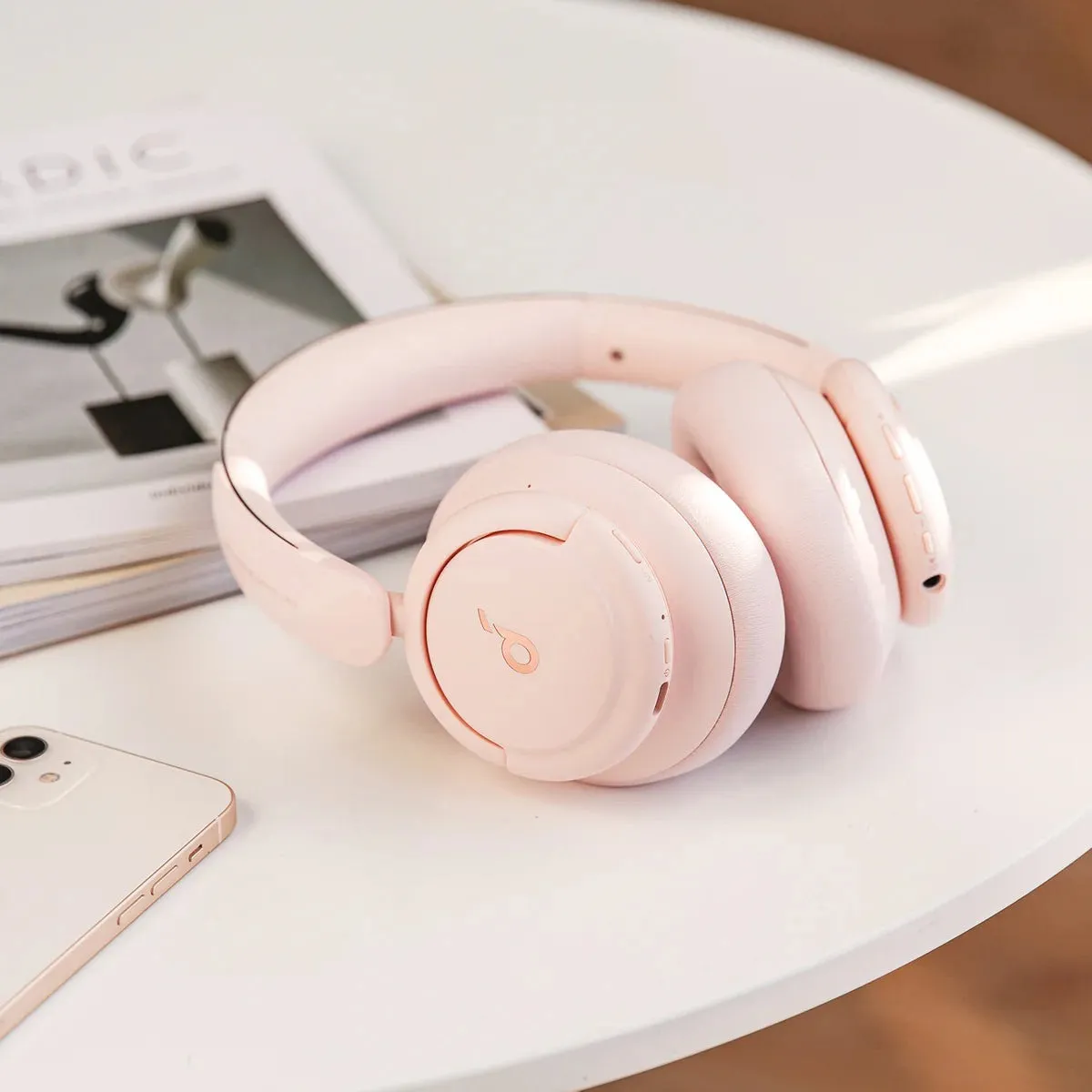 Bluetooth-гарнітура Anker SoundCore Life Q30 v2 Sakura Pink (A3028353) - мініатюра 6